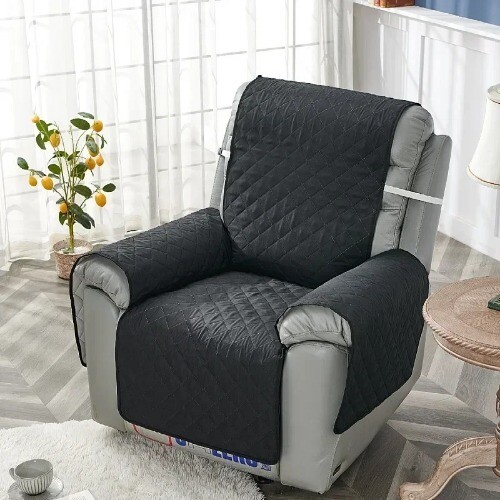 Nordic Quilted Recliner Sofa Cover Anti-dirty Cats Dogs Pets ArmchairProtector - Bild 11 von 32