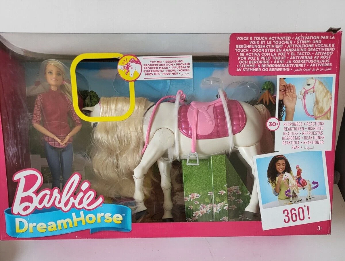 MATTEL BARBIE dreamhorse et son cheval de rêve interactif dès 3 ans