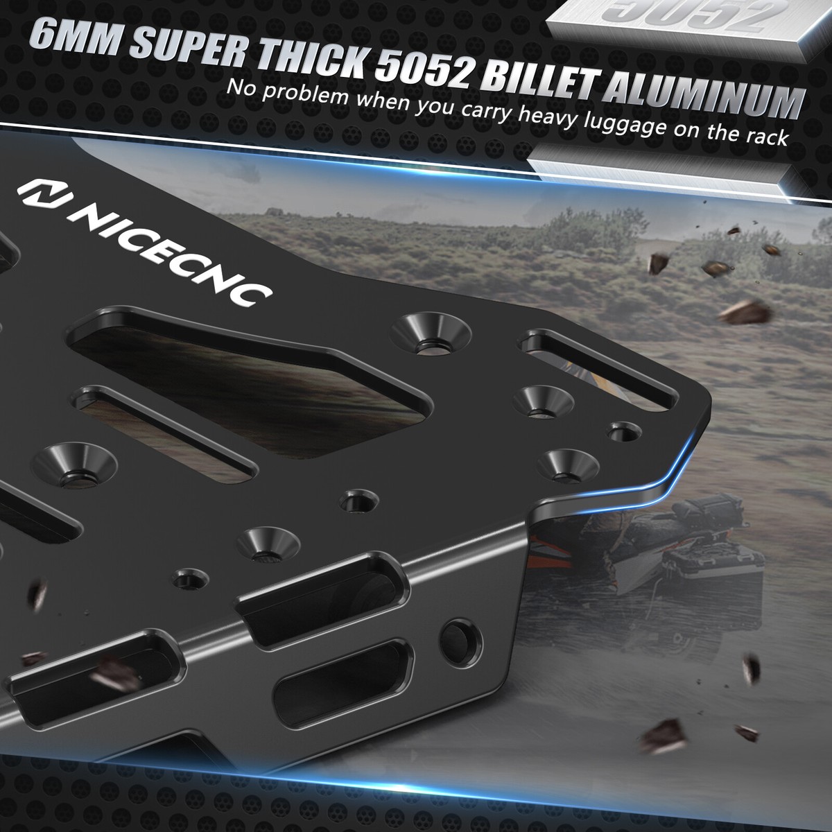 NICECNC For KTM 790/890 Adventure 2019-2024 Rear Luggage Rack