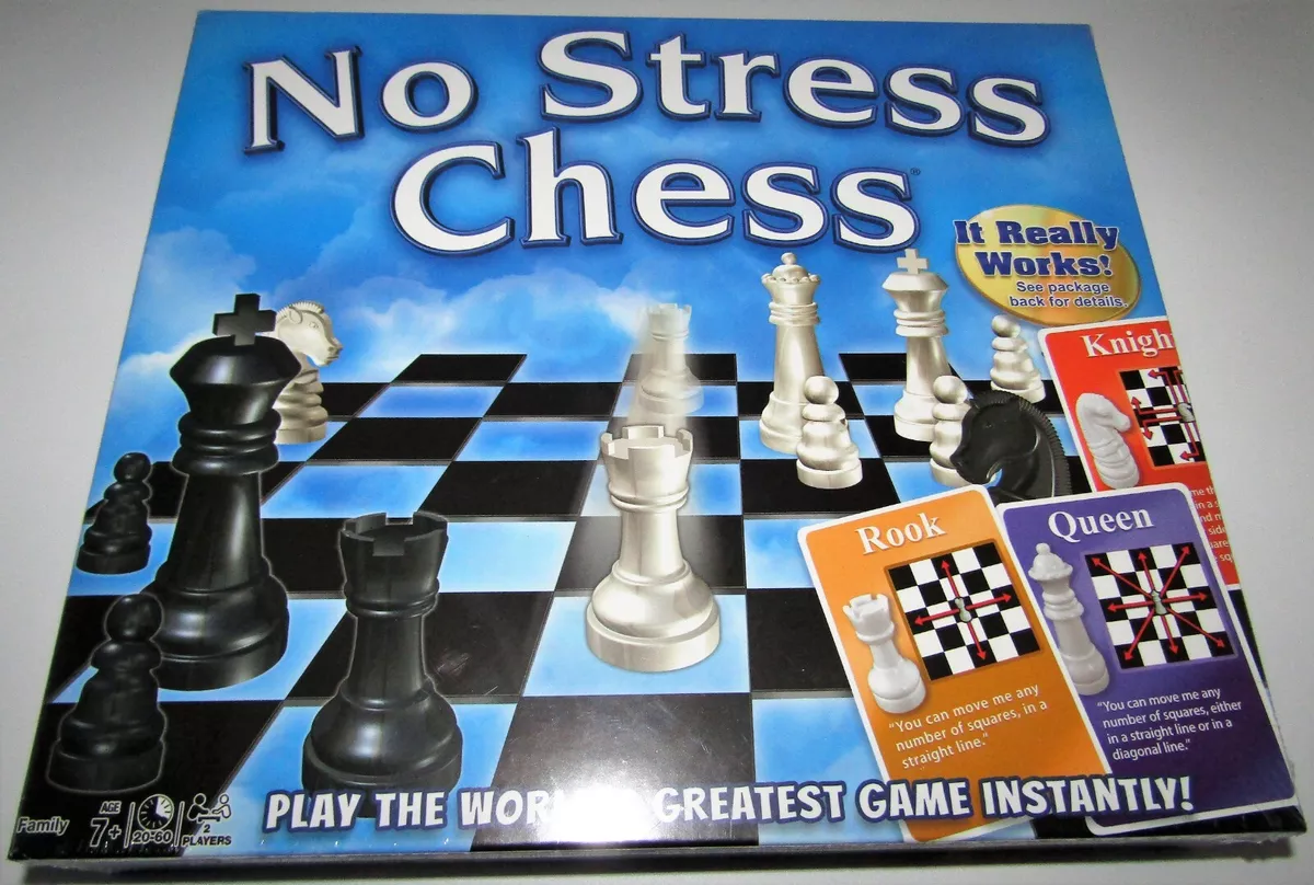 No Stress Chess Game New Learn Chess Board Game Sealed By Winning