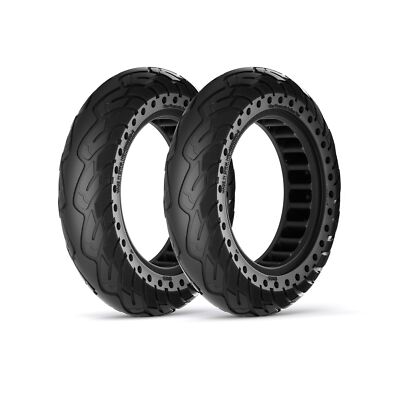 stio Solid Rubber Tire 10x2.5 inch for Ninebot Segway MAX G30 G30P G30LP Kick...