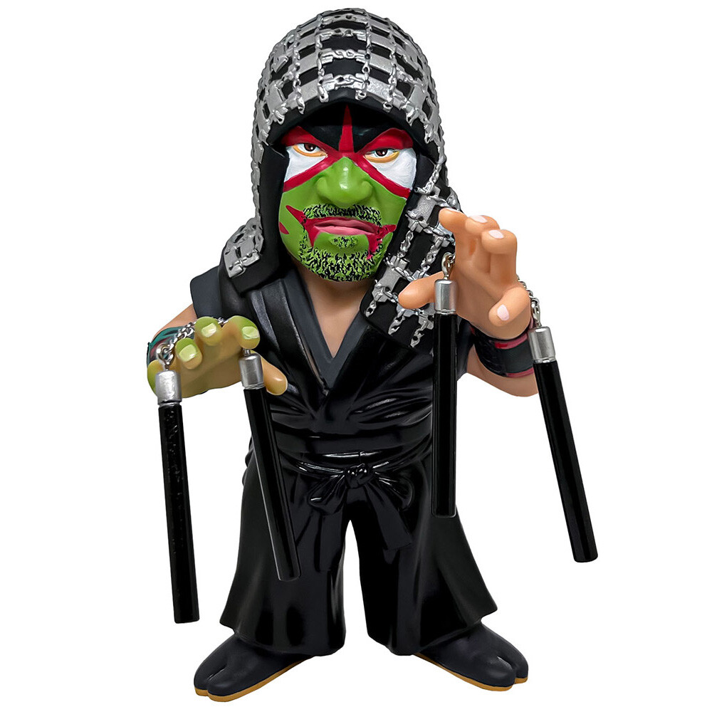 New Japan Pro Wrestling The Great Kabuki Sofvi Figure 14cm Green