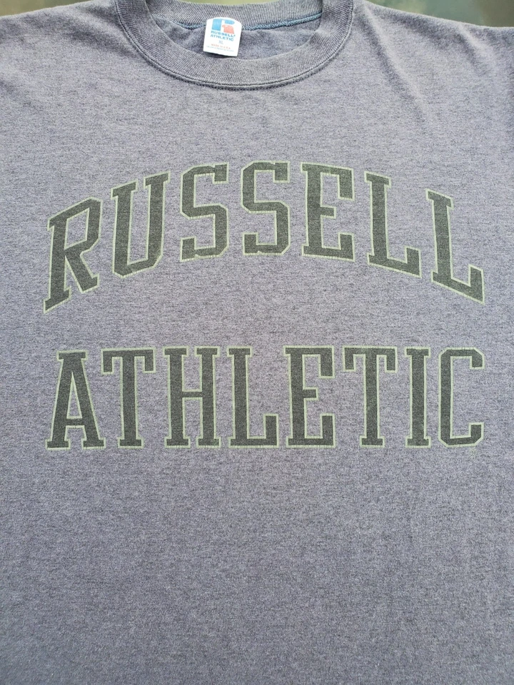 Camiseta De Colección Russell Athletic Arc Script Logo, Deportes, Púrpura Talla XLarge XL Foto 4 de 4