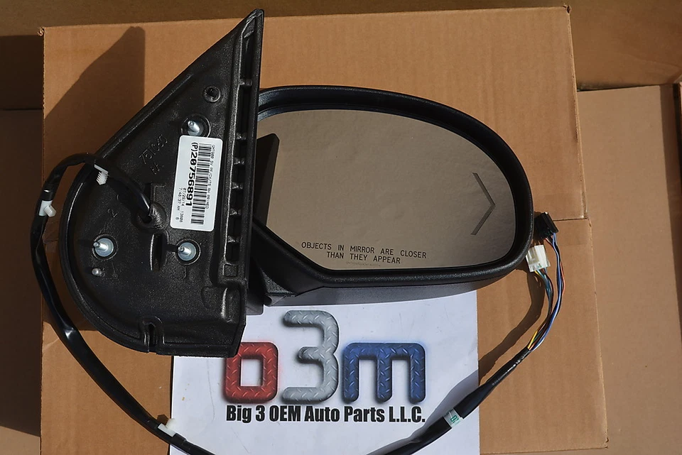 Chevrolet Silverado GMC Sierra пассажирский боковой вид питания складное зеркало DL3 OEM - Изображение 2 из 4
