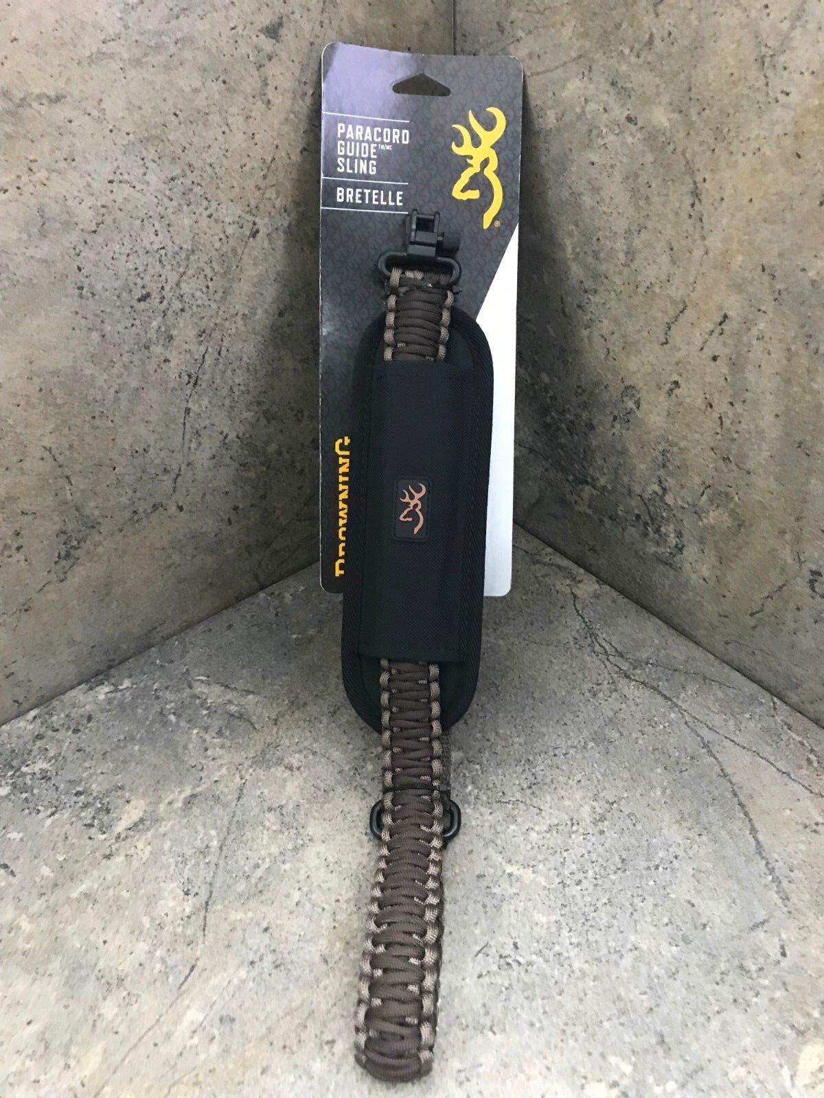 Browning Paracord Brown/Tan Sling 122968825 Swivels Included