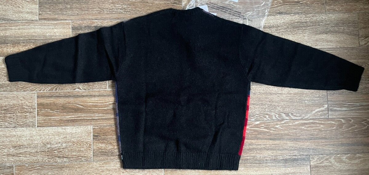 Supreme Rocket Sweater Black Medium M Mohair Knit NEW Fall