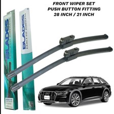 Front Wiper Baldes Set Pair Fits Audi A6/S6/RS6 Avant 2011 - 2018