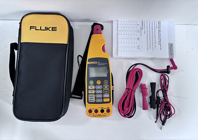 Fluke 773 Clamp Meter, Dual Backlit, 99.9 mA A, 0.2 in (5 mm) Jaw Capacity