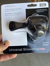Delta U4929-PK 3-Way Shower Arm Diverter For Handshower - Black