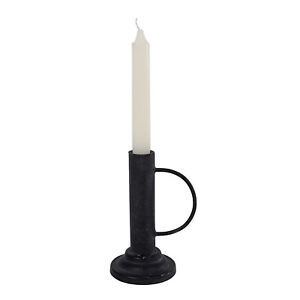 Kerzenständer Kerzenhalter Metall Rund Kerzenleuchter mit Griff Halter 091063