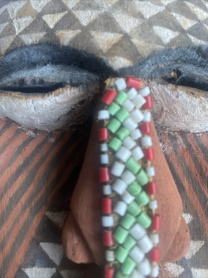 masque Africain environ 29 cm RDC CONGO KUBA RARE DESAIVE - Photo 2/4