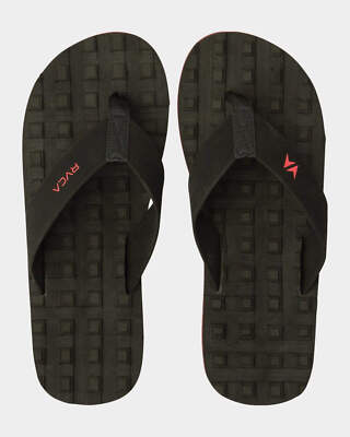 RVCA Men's Astrodeck Flip Flop Sandals