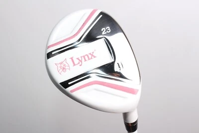 NEU DAMEN LYNX POWERTUNE 4 IRON HYBRID 23 DEG LOFT DAMEN FLEX GRAPHITSCHAFT