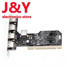 New High Speed 480Mbps 5 Port USB 2.0 PCI Hub Card Controller Adapter Module