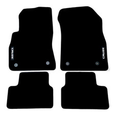 Car Floor Mats For Chevrolet Cruze Velour Waterproof Black Carpet Auto Liners