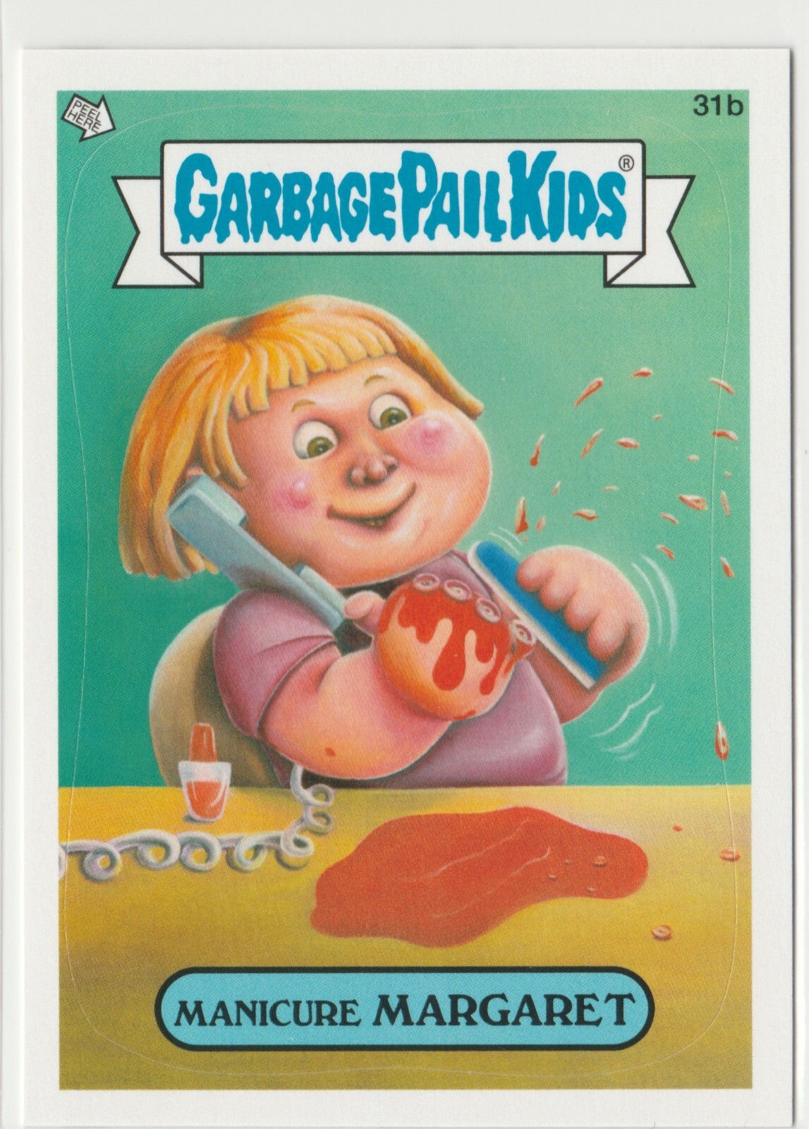 Garbage Pail Kids GPK 2012 Series 1 Manicure Margaret #31b BNS1 Brand New