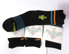 4 PAIRS SIZE EXTRA SMALL XS BOMBAS CREW SOCKS