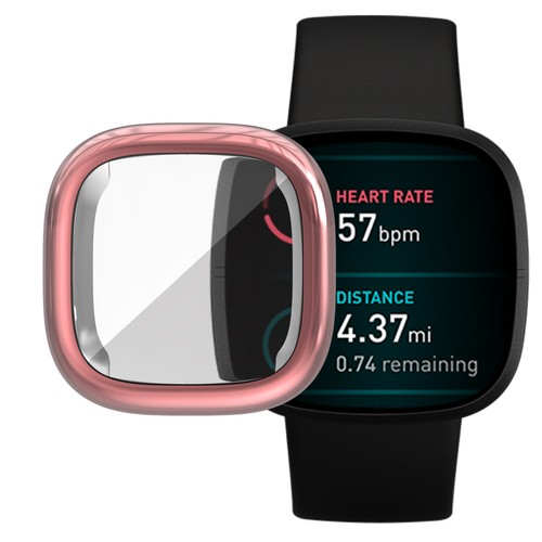 Protective Case For Fitbit Versa 3 /Sense Screen Protector Bumper TPU Full Cover - Photo 17 sur 24