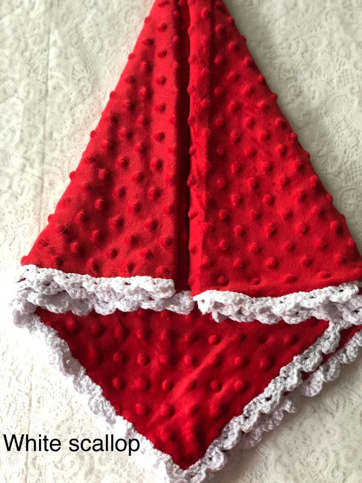 Одеяло для новорожденного Minky - темно-синее ИЛИ красное ИЛИ коричневое ИЛИ заказное - Изображение 2 из 4