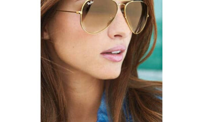 Sunglasses AViATOR, Light BROWN GRADIENT Lens, RB3025 001/51 -RAY BAN  Standard
