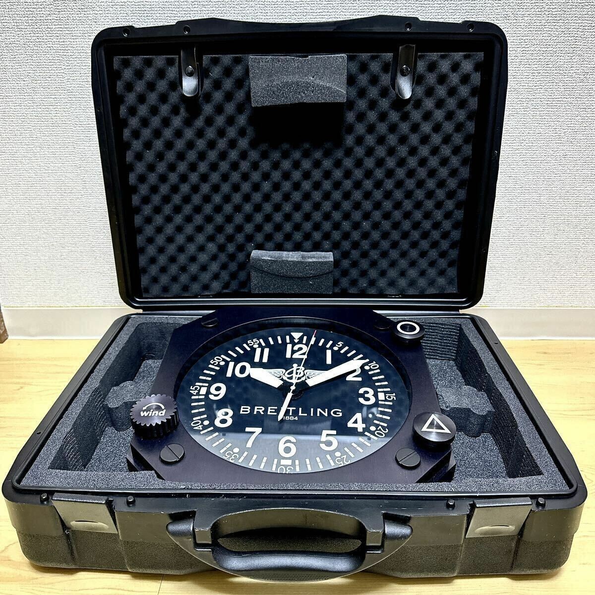 Brand new Super rare extra large Breitling wall clock Black eBay