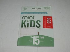 sh2 Mint Mobile Kids 3 Month 5GB/mo Plan SIM Kit New Sealed