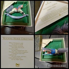 1984 Hallmark Rocking Horse Ornament #4 Appaloosa QX435-4 MIB Linda Sickman
