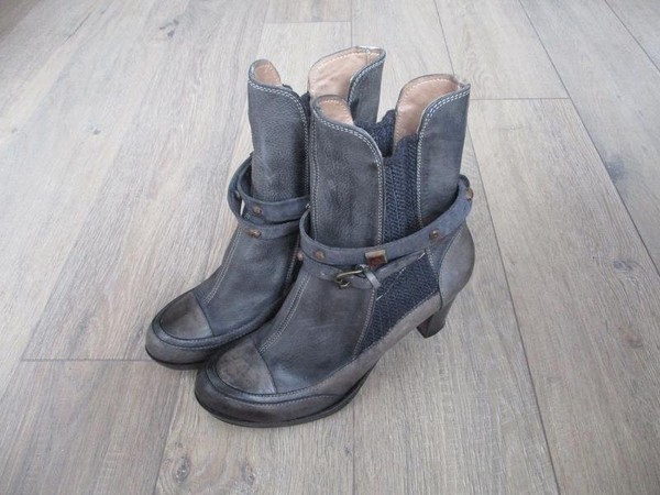 Women Candice Cooper Boots Grey Leather 40 #YP6