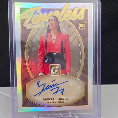 2026 Panini Donruss Holo Timeless Treasures Marta Suarez RC Auto #TTS-MS