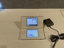 Nintendo DS Lite Crystal White Console Charger Stylus CC 