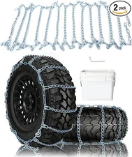Snow Chains For Car Pickup Trucks SUV Tire Traction Chain Width 265 275 315