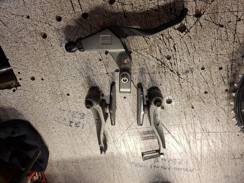 AVID SPEED DIAL TI V BRAKE 1 ONLY USED WITH L/H LEVER..