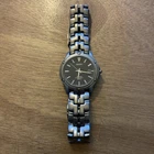 VTG Seiko Watch Men Titanium 36mm Gray Dial Date 7N32-0069 Round New Battery