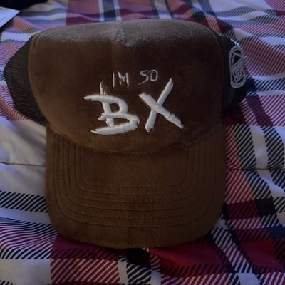 Team Hut Brown suede trucker cap *Never been Used*