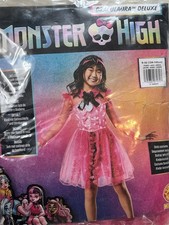 NIB Monster High Draculaura Deluxe Costume Size 9/10 Kids