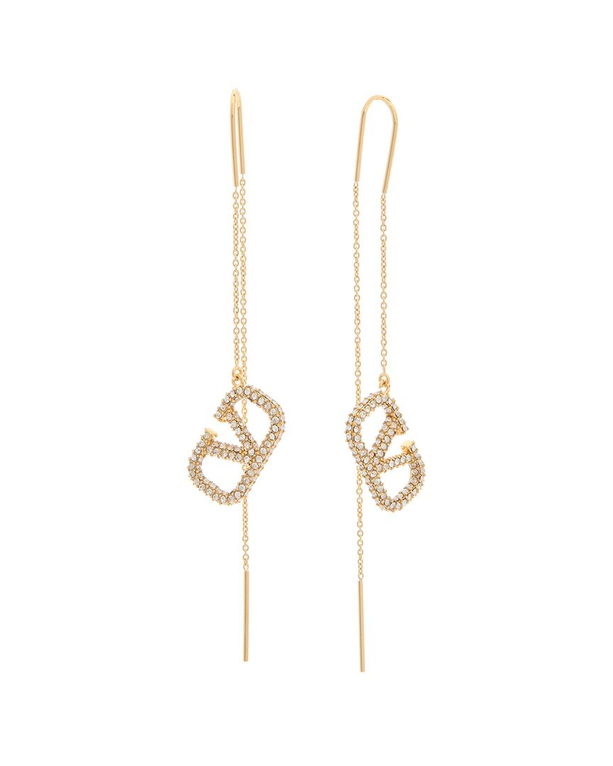 Фирменные серьги Valentino Vlogo Женские желтые 68890₽