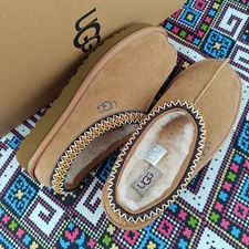 Classic Women's UGG Tasman Chestnut/Brown Shoes Suede Upper Slipper US6-11 Size