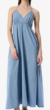 Women’s Robert Rodriguez Blue 8  Neakita Tie Neck Halter Maxi Dress