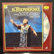 Giuseppe Verdi - Il Trovatore 1988  - 1990 Double Laserdisc LD Movie Box Set