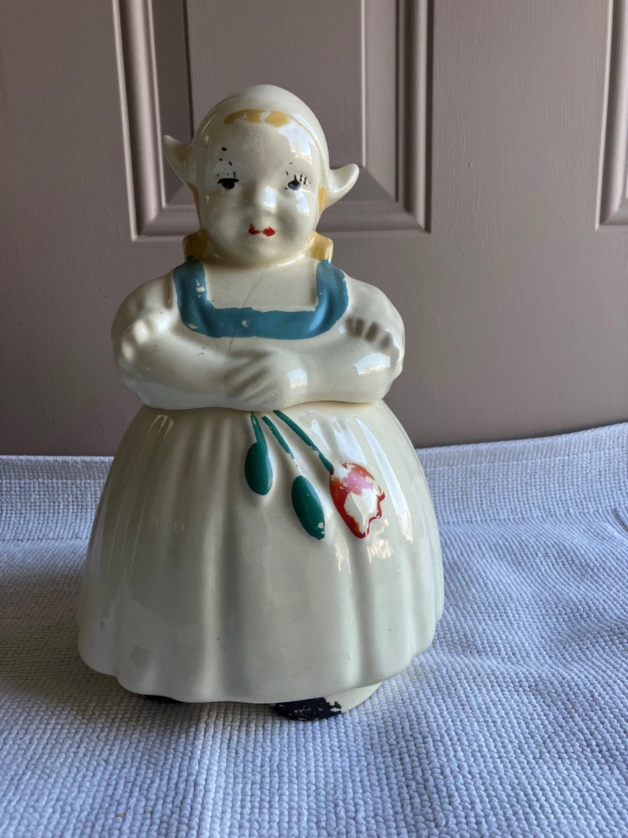 Vintage Cookie Jar Girl | eBay