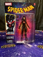 MARVEL LEGENDS-Spider-Man Jessica Drew Spider-Woman Black Suit 6  Retro Fig NEW