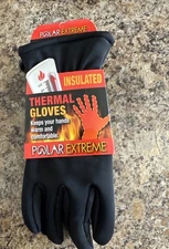 Polar Extreme Men’s Insulated Polar Extreme Gloves M/L  Black