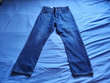 LEVI'S 501 WOMEN'S ORIGINAL CROPPED HIGH-RISE STRAIGHT LEG DENIM BLUE JEANS SIZE