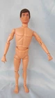 Vintage Hasbro 1964 GI Joe Action Figure Flocked Fuzzy Brown Hair Blue Eyes Scar