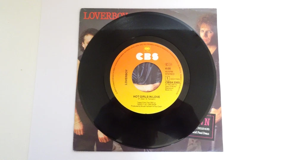 45 tours     loverboy	hot girls in love - Photo 3/3
