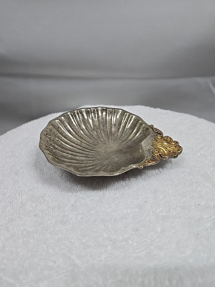 Caramelo de colección International Silver Co. plateado con patas de caparazón muy deslustrado Foto 4 de 4