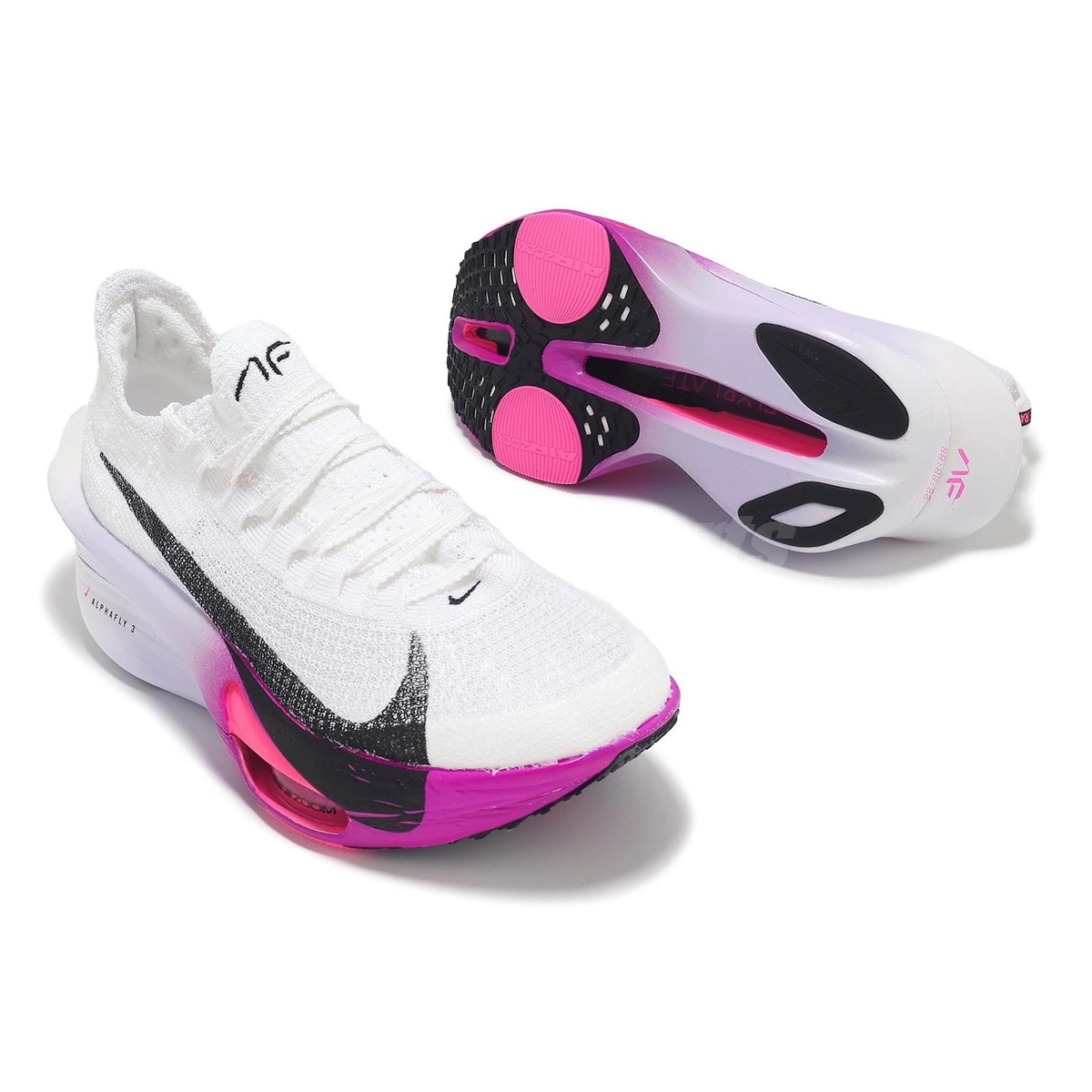 Size 7 - Nike Air Zoom Alphafly NEXT% 3 White Vivid Grape W for