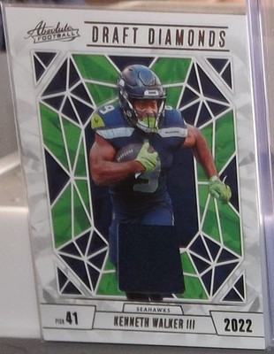 2024 Absolute Kenneth Walker III (Seahawks) Draft Diamonds Jersey #DDJ-KWA