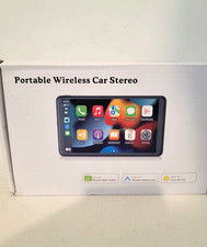 Portable Wireless Car Stereo 7HD Touchscreen Backup Cam Compatible Apple Carplay
