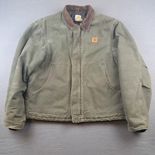Vintage Carhartt Jacket Mens Large J22 MOS Arctic Quilt Lined Made In USA